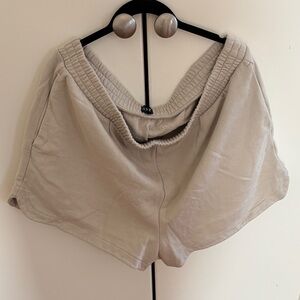 GAP Beige  Elastic-Waist sweat Shorts